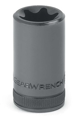 GEARWRENCH 1/2'' Drive External Torx Socket, E20 - 80670 1.75 in, Black 