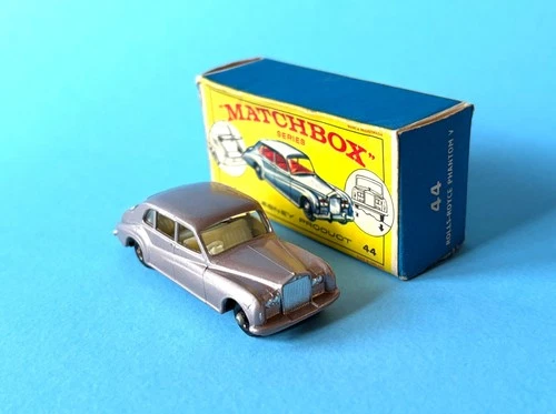 Matchbox Lesney #44 Rolls Royce Phantom V in Original Box, Excellent, NM!