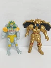 Power Rangers Goldar and King Sphinx  Action Figures Bandai Vintage 1993  MMPR