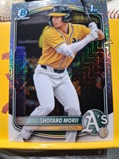 2025 Bowman 1st Chrome Mega Box SHOTARO MORII - Mojo Refractor - Athletics