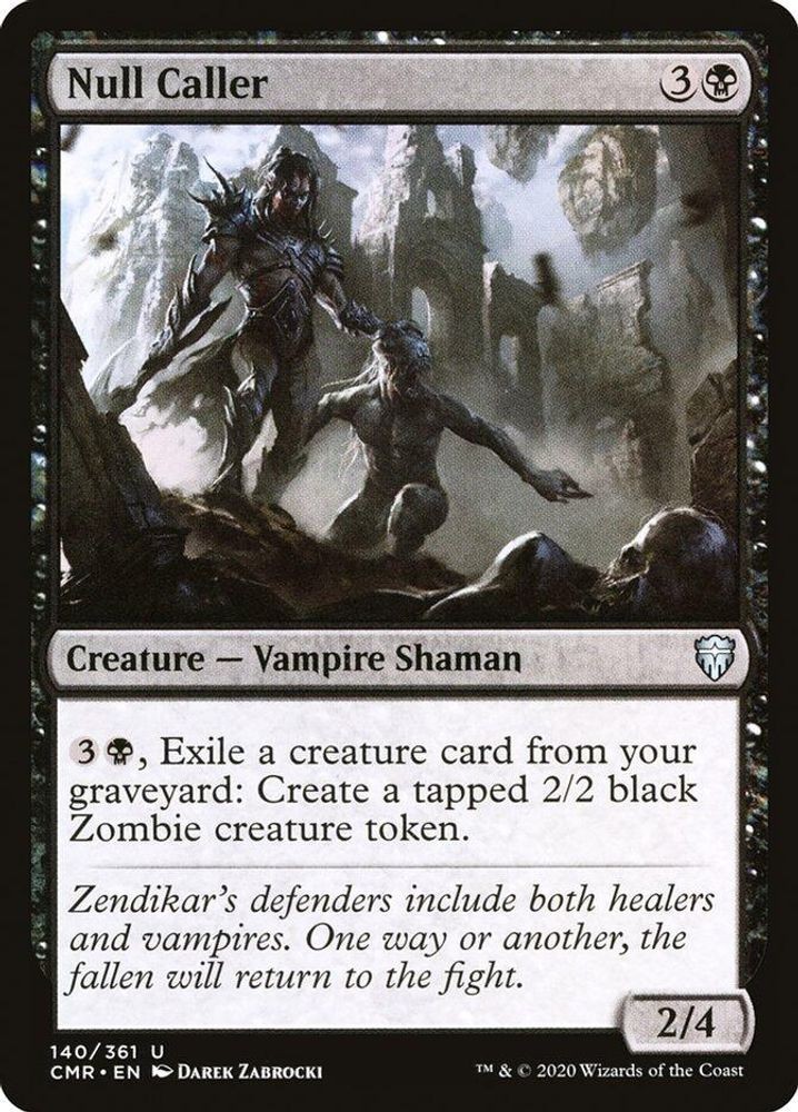 2020 Magic: The Gathering: Commander Legends - Null Caller (#140, U, Near Mint)