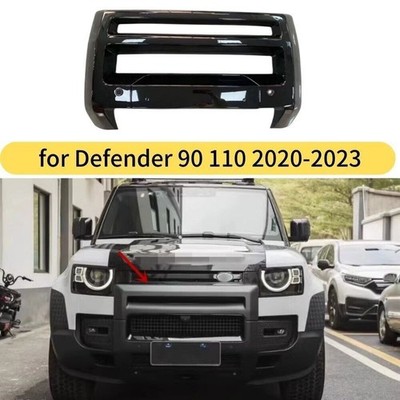 For Defender 90 110 2020-2023 Gloss Black Front Bumper Guard Frame Protector