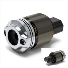 OYAIDE AC-004 Connettore di Alimentazione IEC Corazzato BeCu Platino Palladio 125V 15A