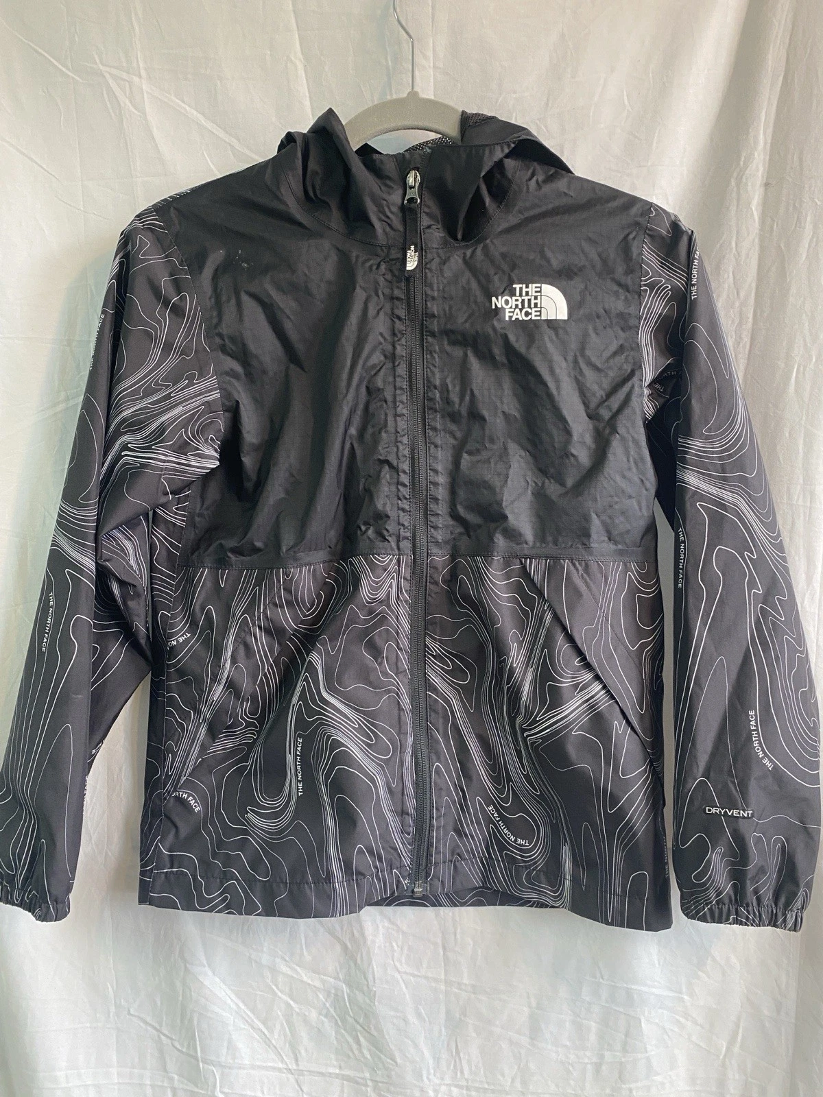 The North Face Dryvent Wind Breaker/Rain Jacket Full Zip Boy's Size M (10-12)