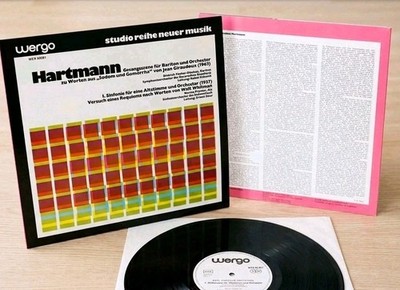 LP Karl Amadeus Hartmann Gesangsszene Für Bariton Und Orchester, Neu    