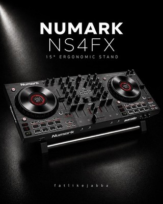 Numark NS4FX DJ Controller Stand 15° Ergonomisch Premium Stand Riser Rack Holder
