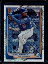 2024 Bowman Chrome Mega Box - Ronny Mauricio #13 M/B Mojo Refractor (RC)