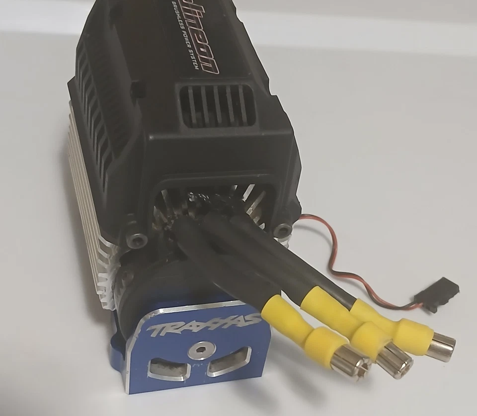 XMAXX 1275 KV MOTOR TRAXXAS ALUMINIO MOTOR MONTA DISIPADORES DE CALOR VENTILADORES Foto 3 de 4