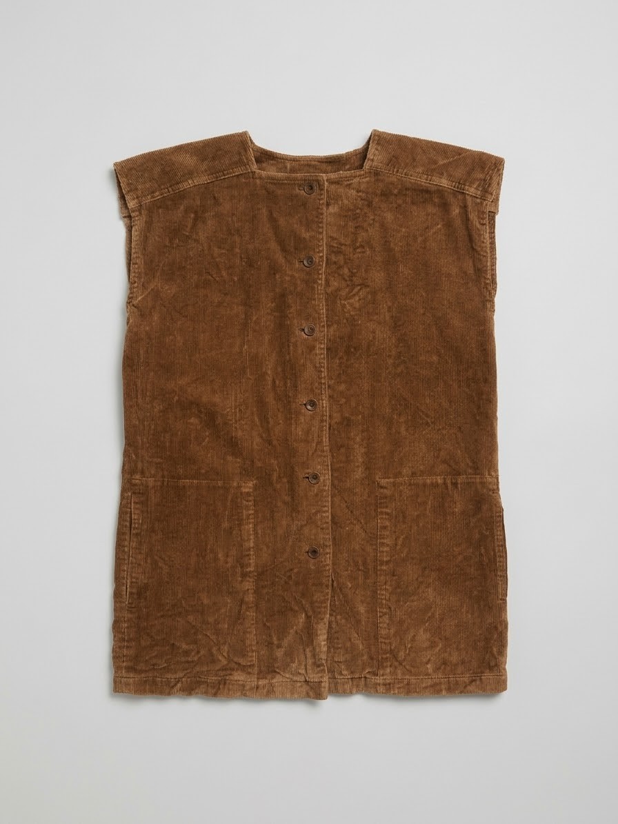 ISSEY MIYAKE vintage 80s I.S. Sport Corduroy Brown Unisex S Size Archive Avant - second product detail image