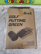 Golf Putting Mat Green Indoor Outdoor WITHLIN