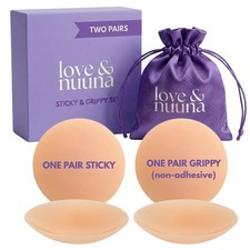 Adhesive Non-Adhesive Nipple Covers Two Pairs - Sticky Grippy Nipple Cakes ...