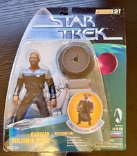 Capitano Benjamin Sisko Star Trek Playmates Warp Factor Serie 2 Figure DS9 TNG 