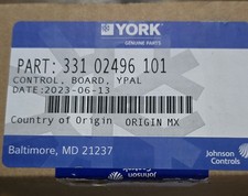YORK Johnson Controls 331-02496-101 Programma...