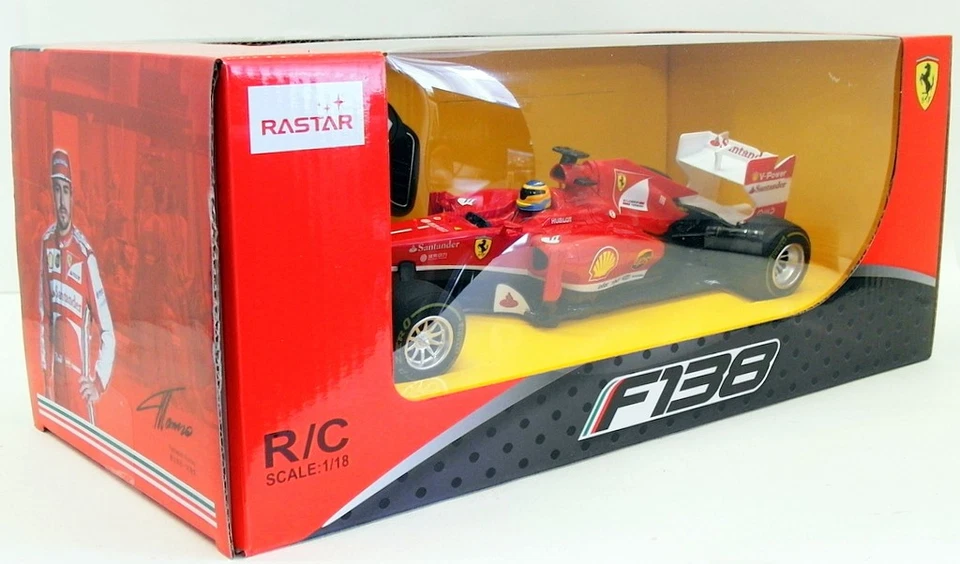 Rastar 1/18 Scale 2.4 GHz R/C F1 Car - Ferrari F138 - Alonso - Image 3 of 3