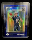 2024 Panini Donruss Optic - Rated Rookie Drake Maye #229 Blue Hyper Prizm (RC)