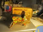 MARX MACHINE GUNNER 1930 TO 1940 W BOX WORKS FINE A BEAUTIFUL TOY  80 YEARS OLD