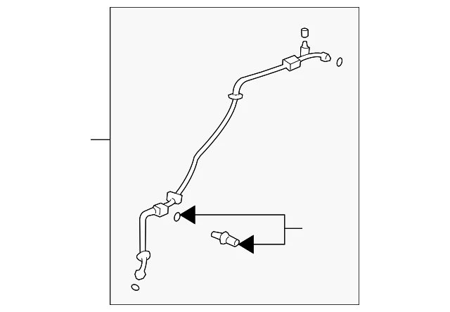 Подлинный Honda 2003-2011 Honda элемент - труба приемник 80341-SCV-A01 - Изображение 3 из 4