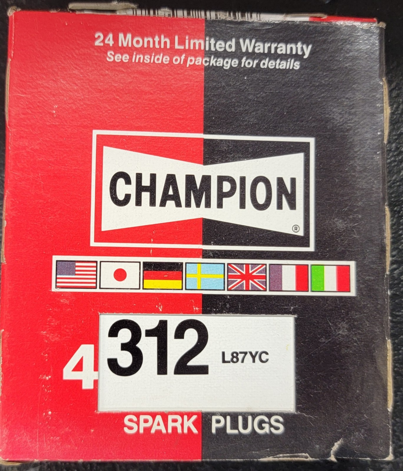 Champion 312 Copper Plus Spark Plug L87YC - 4 Pack Free Shipping 