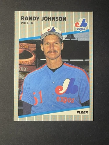 1989 Fleer - Randy Johnson #381 Completely Blacked Out Billboard (RC)