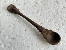 Handcrafted Vintage Brass Holy Hinduism Pooja Hawan Spoon Decorative Collectible