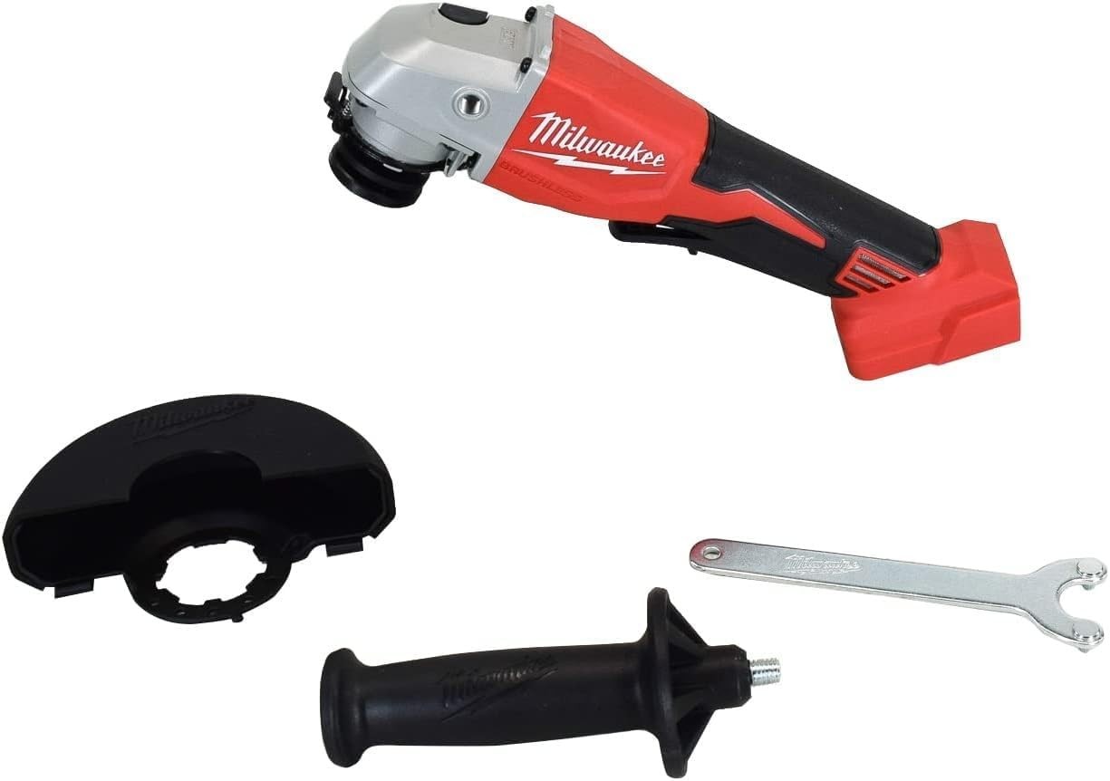 M18 18V Lithium-Ion Brushless Cordless 4-1/2 in./5 in. Grinder w/Paddle Switch