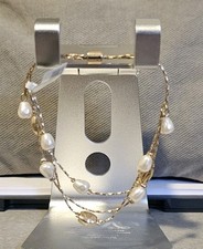 Banana Republic Gold-Tone Beaded Cluster Stretch Bracelet — listing 6