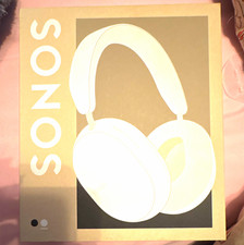 Sonos Ace White Wireless Bluetooth Over-Ear Headphones Noise Cancel Mic 40mm