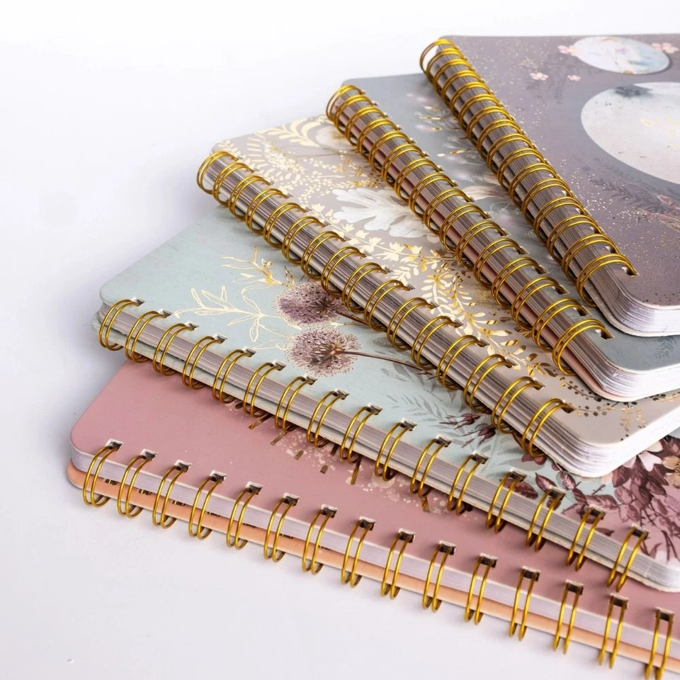 Papaya Art E6 Spiral Hardcover Notebook, Higher Love Floral, 7” x 9” x 1” DP026 - Image 4 of 4