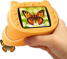 1000X Handheld Digital Microscope for Kids: Pocket Microscope with 2.4" IPS Scre