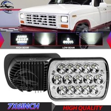For Ford F-150 1981 1982 1983 1984 7x6 5x7 Led Headlight Hilo Beam Dot H6054