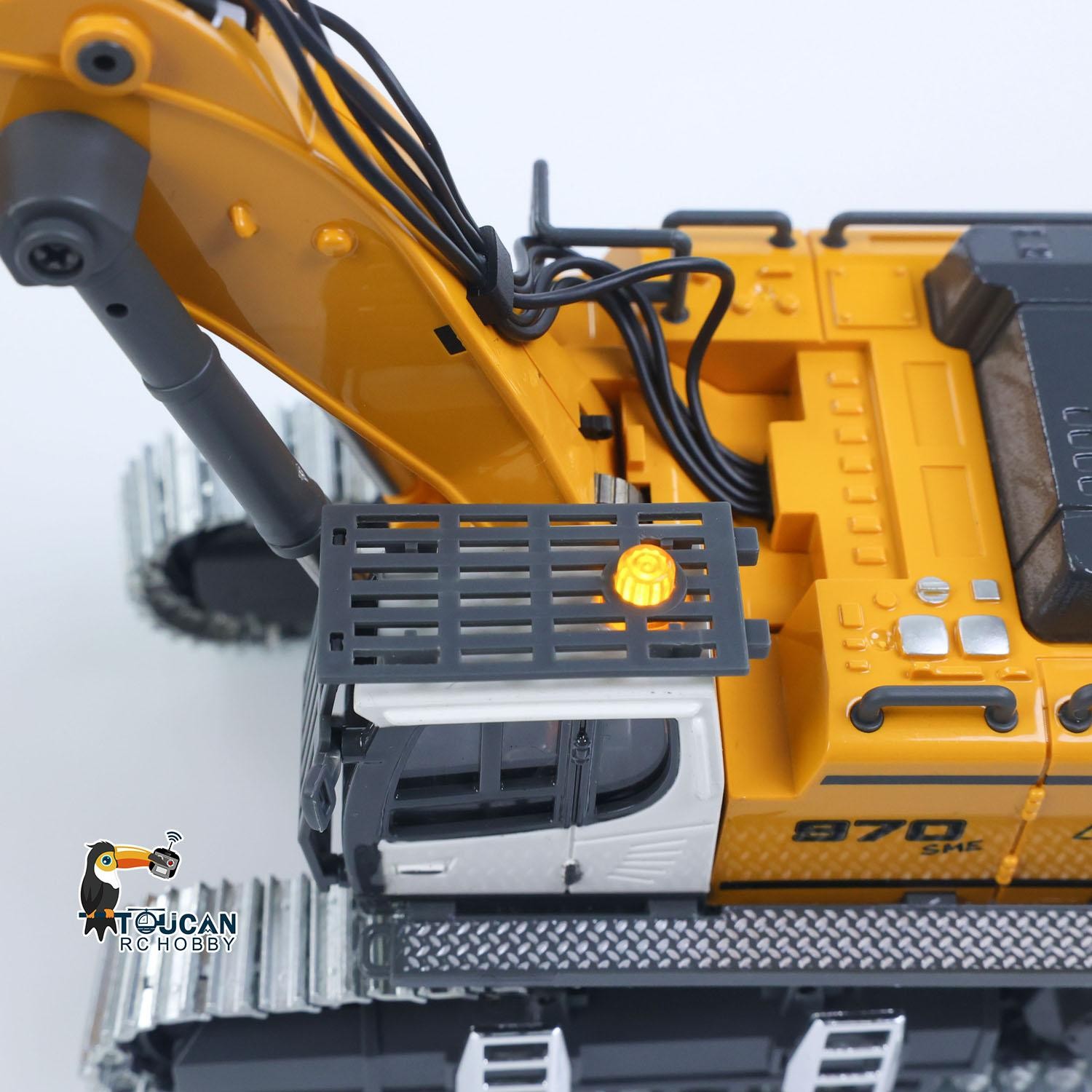 US Stock 1/50 RC Excavator K970 Vehicle Lifting Digger with Metal Bucket Track
