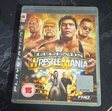 WWE Legends of WrestleMania Sony PlayStation 3 PS3 Game THQ PEGI 15