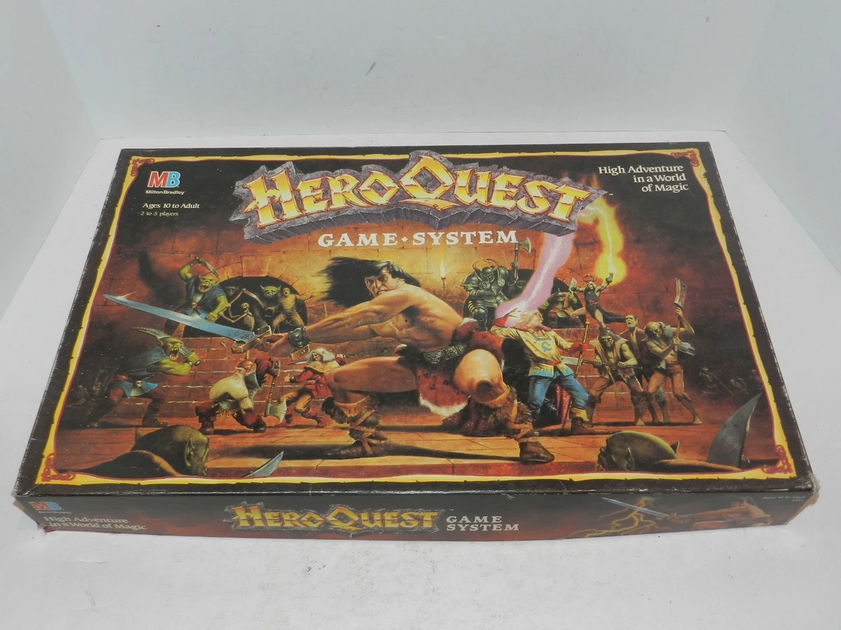 Heroquest 1989 Complet – Jeu De Plateau MB Hasbro, Bon état