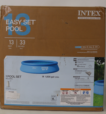 #ad INTEX28141EH Easy Set 13ft x 33in Inflatable Pool Set Filter Pump amp; Accessories $137.42