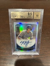 Bowman 2013 Draft Chrome Kris Bryant #BCA-KB Refractor Auto /500 BGS 9.5