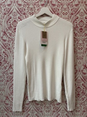 Numph Nubia LS Pullover - NOOS - Cloud Dancer Gr. XXL (16) Neu UVP 45£