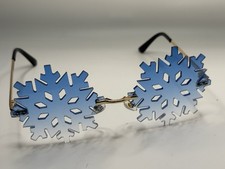 Snowflake Blue Sunglasses Novelty Shades Frozen