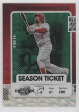 2021 Panini Contenders Season Ticket Optic Green Wave Prizm Anthony Rendon 8em