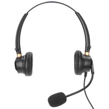 —Binaural Headset With Noise Canceling Mic For Business Communication