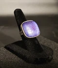 Vintage 925 Sterling Silver Square Galaxy Ring C11 Mexico size 6