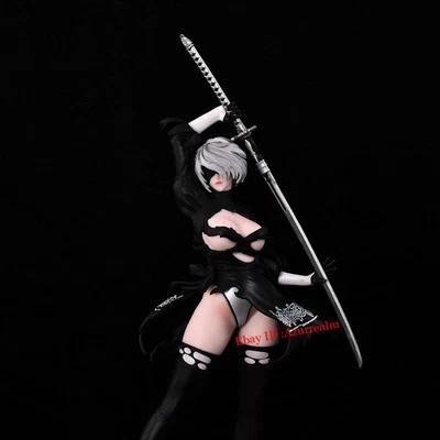 MARKENLOS Anime NieR:Automata YoRHa 2B Stehende Haltung Pvc Figur Modell Spielzeug