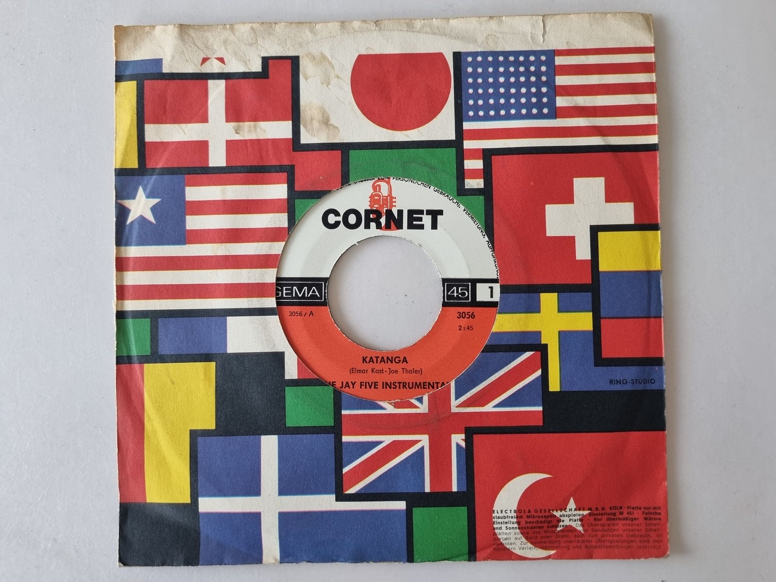 The Jay Five Instrumental - Katanga 7'' Vinyl Germany