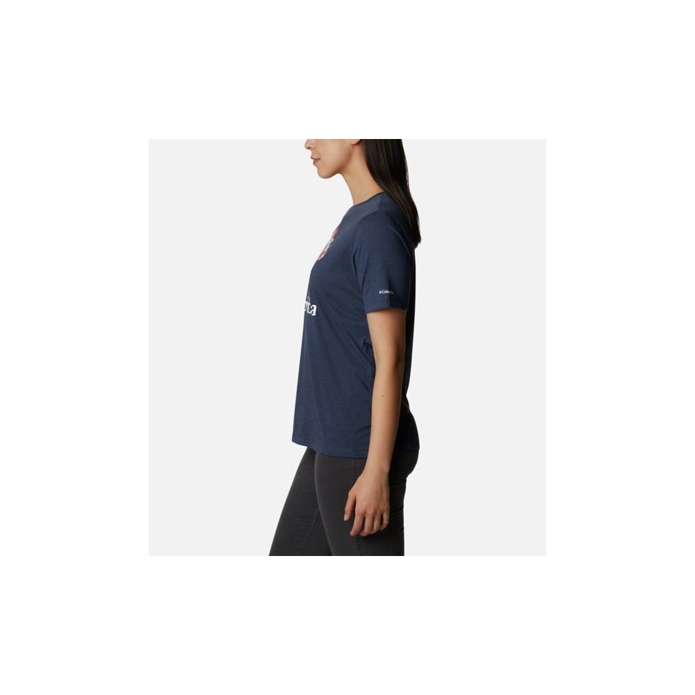 T-shirt Universal women Columbia Bluebird Day Relaxed EL3120470 Navy blue thumbnail 3