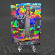 Panini 2025 Prizm WNBA Ajša Sivka #85 Chicago Sky Rookie Cracked Ice Card