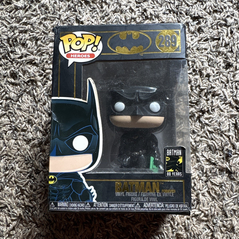 Funko Pop! Heroes DC Super Heroes Batman 80 Years #289 Vinyl Figure DRM190613