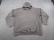 Vintage Y2K NIKE Center Mini Swoosh Check Hoodie Faded Gray Sz 2XL Grunge Skater