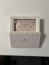 Kate Spade Madison Heart Studs  Large Slim Card Holder Boxed New