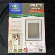 PetSafe Wall Entry Aluminum Pet Door - Medium - PPA11-10916