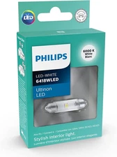 Philips 6418 Ultinon LED Bulb (White), 1 Pack