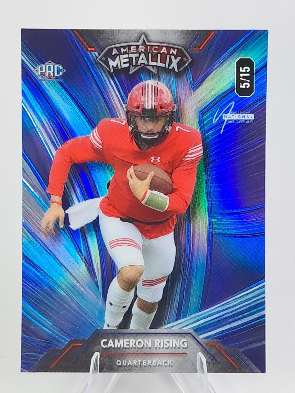 Cameron Rising #5/15 Utah Utes 2023 Wild Card American Metallix National Excl.